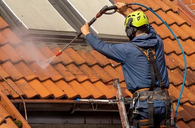 Démoussage et hydrofuge de toiture à Marey